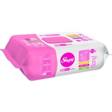 3 Adet Sleepy Kişisel Bakım Havlusu Floral 100'LÜ