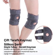 Kemove Unisex Dizlik - Menisküs Patella Destekli Karbon Yaylı Diz Koruyucu(Çiftli)