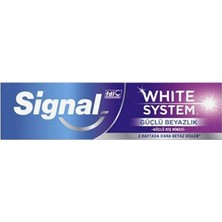 Signal Beyazlatıcı Diş Macunu 75 ml Güçlü Diş Minesi Beyazlatma Özellikli Parlak Gülüş