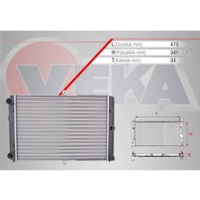 Veka Su Radyatoru Mekanık Lada Samara 1500 M-T 1986-1994