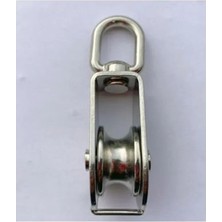 Calperia Paslanmaz Krom Tekli Makara, 50 mm ile Dayanıklı Kullanım