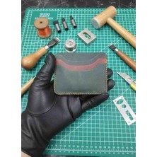 Vintage Leather Craft Hakiki Deri Erkek Kartlık