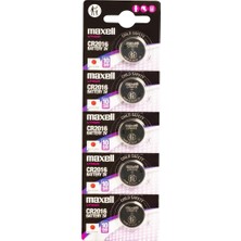 Maxell CR2016 3V Lityum Düğme Pil 5’li Kartela 5 Adet Nemere