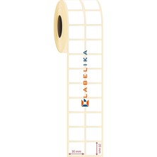 Labelika 30X20 mm Fastyre Etiket (Kuşe Tyre, Ağdalı Yapışkana Sahip) 2 'li Yanyana (Ruloda 3.000 Adet)