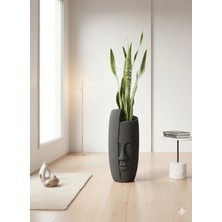 Yarım Yüz Fiber Polyester Saksıda Paşa Kılıcı