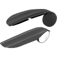 2 Adet Autokit Karbonfiber Kör Nokta Aynası ve Yağmur Siperliği 2 Li Seti