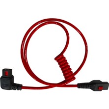 Ferrino R53 Mini ve Pro61 Uyumlu Çift Kilitli 1.85 m Kırmızı Güç Kablosu