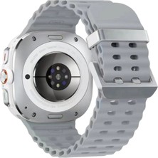 Yıldız Ticaret Mey Ithalat®  Watch 7 Ultra KR417 Rug Silikon Kordon - Gri