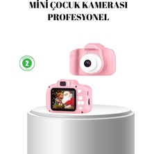 AyrStore Buğz Pembe Mini 1080P Hd Çocuk Kamera – 8mp, Video Kaydı,tf Kart Destekli