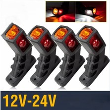 Ahmet Otomotiv (4 Adet) Köşe Aydınlatma Orta Boy Boynuz LED Lamba Tır-Kamyon-Dorse-Römork