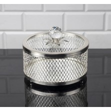 Özbience Şık 12CM Kafes Şekerlik, Zarif ve Kullanışlı Dekorasyon Parçası