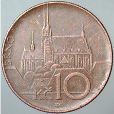 Banknoting Çek Cumhuriyeti 10 Koruna 2003 Çekya.