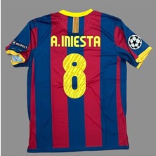 F.c B.a.r.c.e.l.o.n.a 2011 Şampiyonlar Ligi Finali Andrés I'niesta Nostalji Yetişkin FORMASI6353454