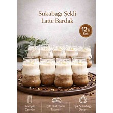 Taka Home 12 Adet Soguk Kahve Latte Bardagı 12 Adet Pipet Hedıyelı