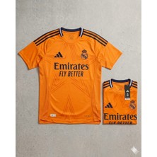Andream Real Madrid Mbappe 25/26 Yeni Sezon Unisex Turuncu Futbol Forması