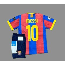 Fc. B.a.r.c.e.l.o.n.a 2011 Sampiyonlar Ligi Finali Lionel M'essi Nostalji Çocuk Forması 4'lü SET0001
