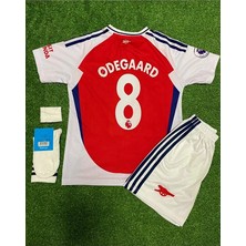 A.r.s.e.n.a.l 2024-25 Yeni Sezon Iç Saha Martin Degaard Çocuk Forması 4'lü Set