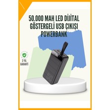 Esplendor 50000 Mah Taşınabilir Şarj Cihazı Çoklu USB Çıkışlı Type-C Lightning