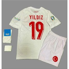 Kenan Yıldız Türkiye Milli Takımı Euro 2024 Iç Saha Taraftar Çocuk Forması 4'lü Set