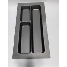 Abnturk 45 ×22 3 Gözlü Antrasit Kaşıklık