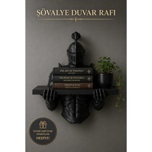 Heners Gotik Model Duvar Rafı - Şövalye Duvar Dekorasyon