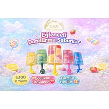 CAN Life Collection Eğlenceli Dondurma Sabun | El Yapımı Renkli Sabun | Çocuklar Için Hediye Sabun