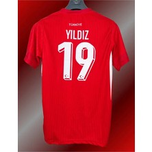 Türkiye Euro 2024 Futbol Şampiyonası Kenan Yıldız Deplasman Forması (Red)