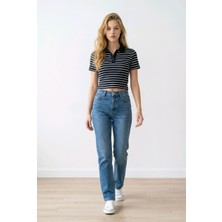 NİVA.ZY Polo Yaka Crop