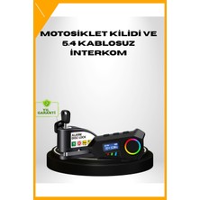 Esplendor Bluetooth Hoparlör Alarmlı Disk Kilidi Seti Motosiklet Bisiklet