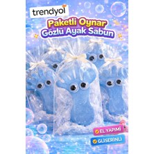 CAN Life Collection Oynar Gözlü Ayak Sabun – El Yapımı Gliserinli Çocuk Sabunu | Eğlenceli & Hediye Seti