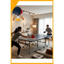 Esplendor 2 Raket 3 Top Masa Tenisi Oyun Seti Taşınabilir Eğlence