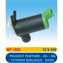 Inwells Su Fıskiye Motoru Peugeot Çift Çıkış PARTNER-BERLINGO-206-306-SAXO (1 Ad )