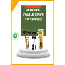 Esplendor Şarjlı Saç Sakal Tıraş Makinesi LCD Ekran 300 Dakika Kullanım