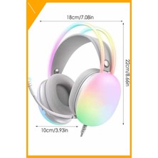 Esplendor Kablosuz Kulak Üstü Bluetooth Kulaklık Rgb Aydınlatmalı 800MAH Pil
