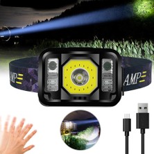 Twin Store Pratik Sensörlü Sinyalli Kafa Lambası LED Güçlü Aydınlatma WT-024