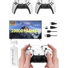 Epilons Yeni Nesil 3d 4k 2000 Oyunlu Game Stick Oyun Konsolu Çift Konsol