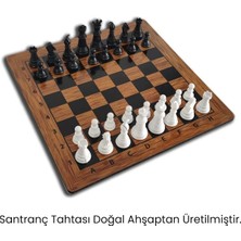 Özbience Ahşap Satranç Takımı, Okul Için Uygun, 23X23 Cm, Eğlenceli Oyun Keyfi
