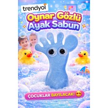 CAN Life Collection Oynar Gözlü Ayak Sabun – El Yapımı Gliserinli Çocuk Sabunu | Eğlenceli & Hediye Seti