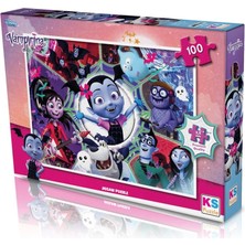 Twin Store VP714 Vampirina 100 Parça Çocuk Puzzle -Ks Puzzle