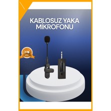 Esplendor Kablosuz Yaka Mikrofonu 360° Ses Algılama Gürültü Engelleme 4 Saat