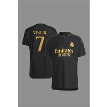 V'inicius Jr 2023-24 Sezonu R.madrid Alternatif Yetişkin Forması (Third)5