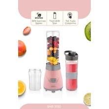 Özbience Pembe 350W Smoothie Blender ile Lezzetli Içecekler Hazırlayın