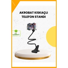 Esplendor Telefon Tutucu Masa ve Araç Içi Akrobat Mandallı Stand 360 Derece Döner Başlık