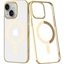 Trend Movira Iphone 14 Plus Kılıf Element Magneticsafe Sert Kapak - Gold