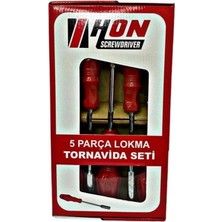 Colezium 5 Adet Lokma Anahtar Tornida 6/7/8/10/13/mm Metal Altıgen