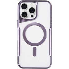 Trend Movira Iphone 11 Pro Max Kılıf Boyi Magsafe Kapak - Derin Mor