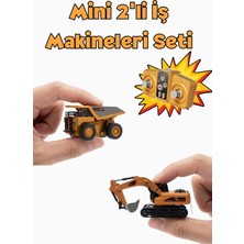 Boratila Toys 2.4ghz Full Fonksiyon Şarjlı Uzaktan Kumandalı Metal Alaşımlı Kepçe Kamyon 2'li Set