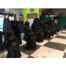 Özbience Yıldız Savaşları Temalı Satranç Takımı Taşları, Eğlenceli ve Şık Tasarım