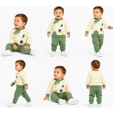 Bemy Store 6/24 Ay Uzay Mekiği Baskılı Bebek Takımı