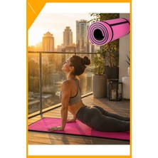 Esplendor Pilates Yoga Matı 10MM Kaymaz Yüzey Egzersiz Aleti Taşınabilir